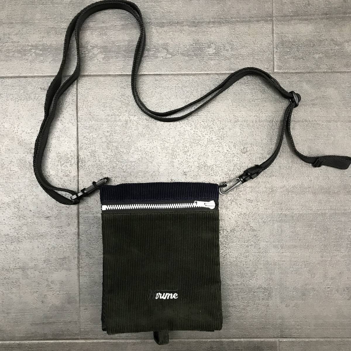 Kirime Corduroy Folding Bag バッグ ショルダー キリメ コーデュロイ バック ショルダーバッグ カーキ拍卖
