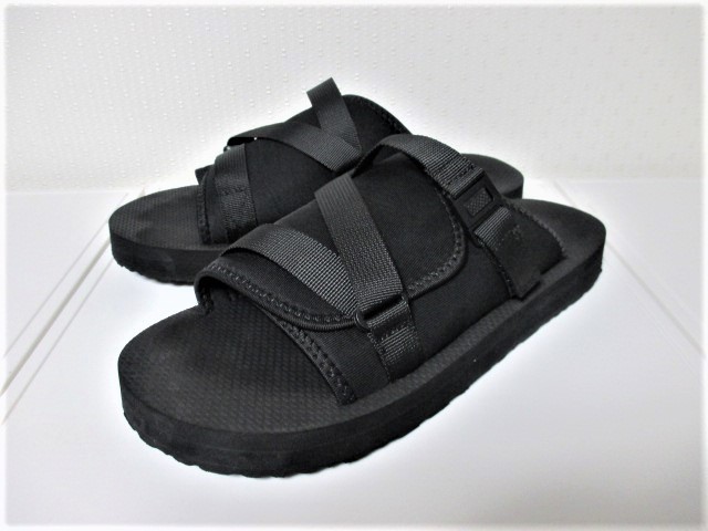 ☆green label relaxing グリーンレーベルリラクシング ユナイテッドアローズ サンダル☆メンズ/27.5cm☆黒拍卖