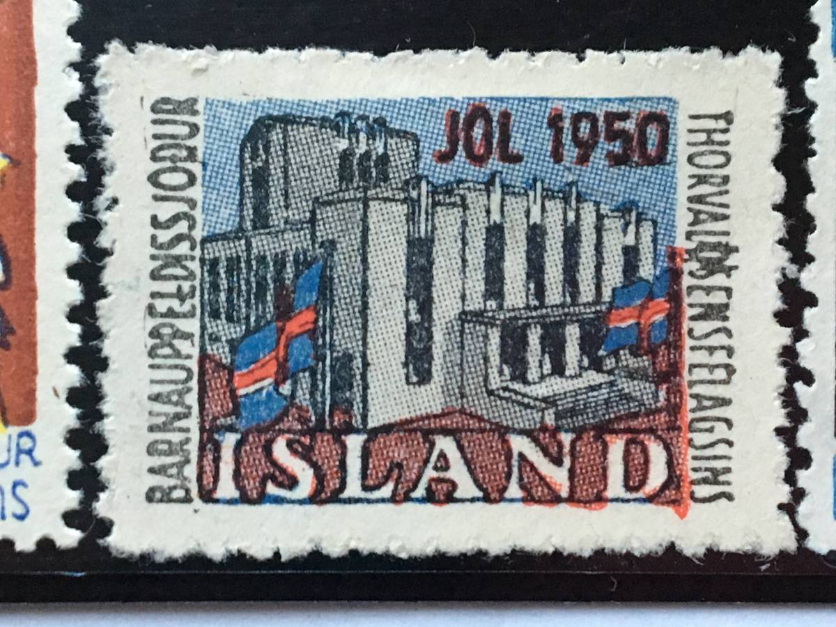 切手:クリスマスシール/アイスランド*1950年*拍卖