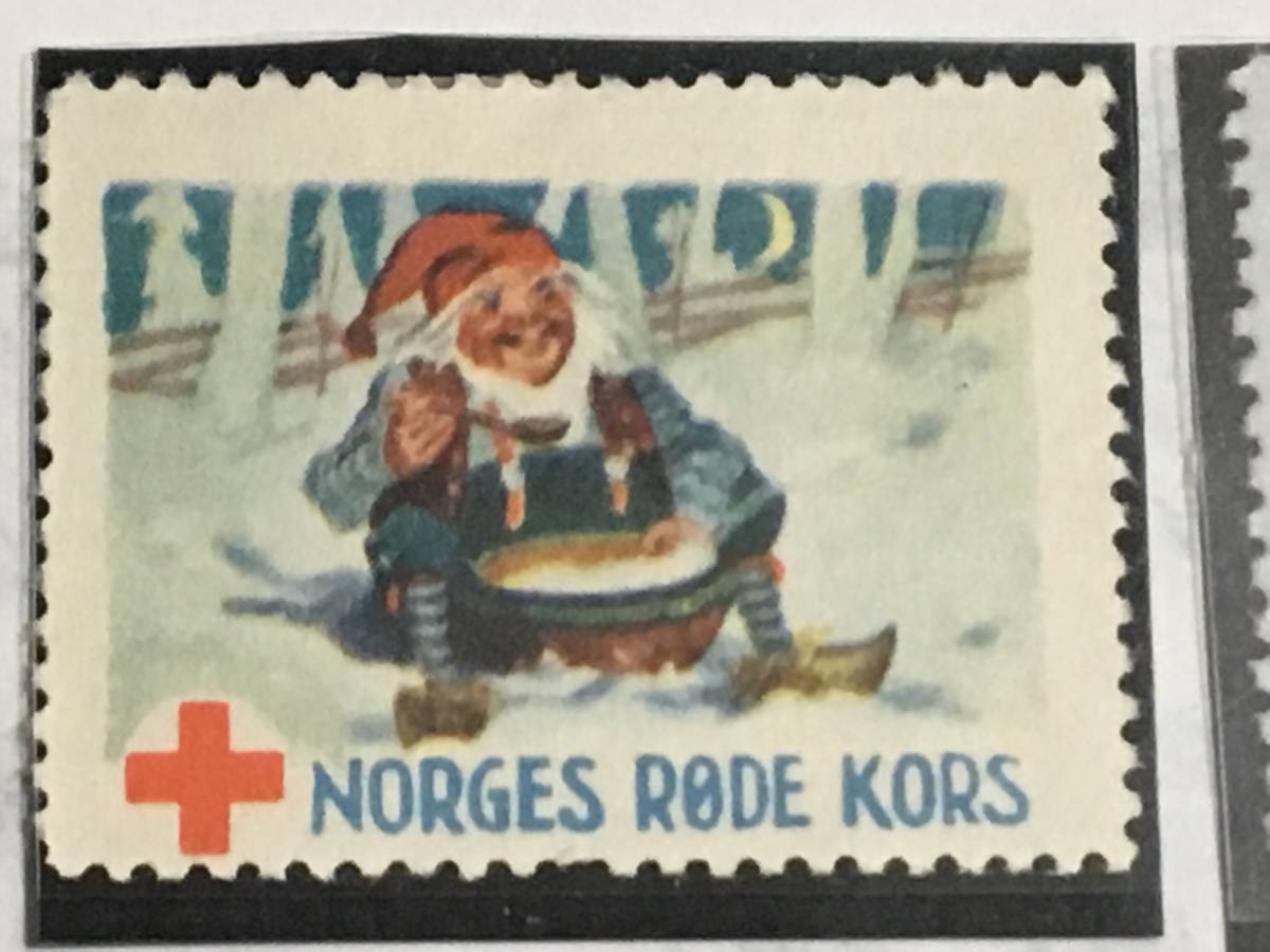 切手:クリスマスシール・赤十字/ノルウェー*拍卖