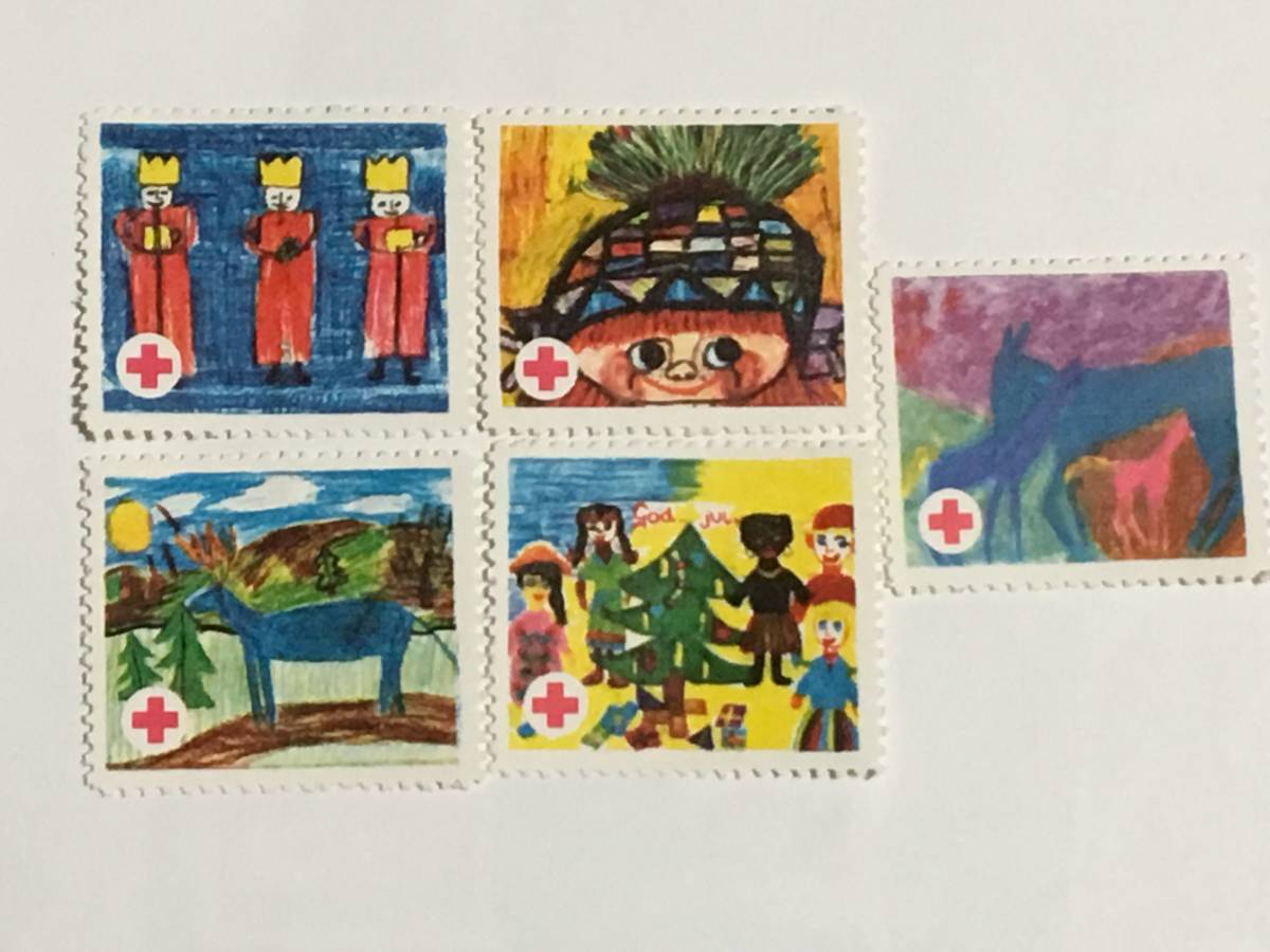 切手:クリスマスシール・赤十字/ノルウェー**拍卖
