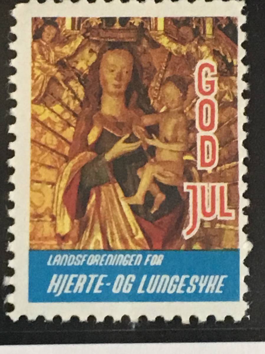 切手:クリスマスシール/ノルウェー*ローカル*1969年*拍卖