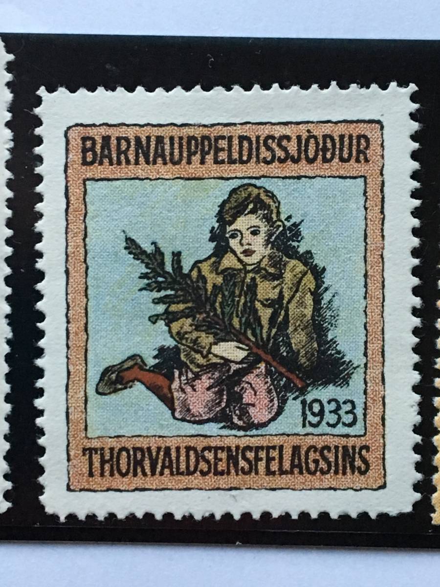 切手:クリスマスシール/アイスランド*1933年*拍卖