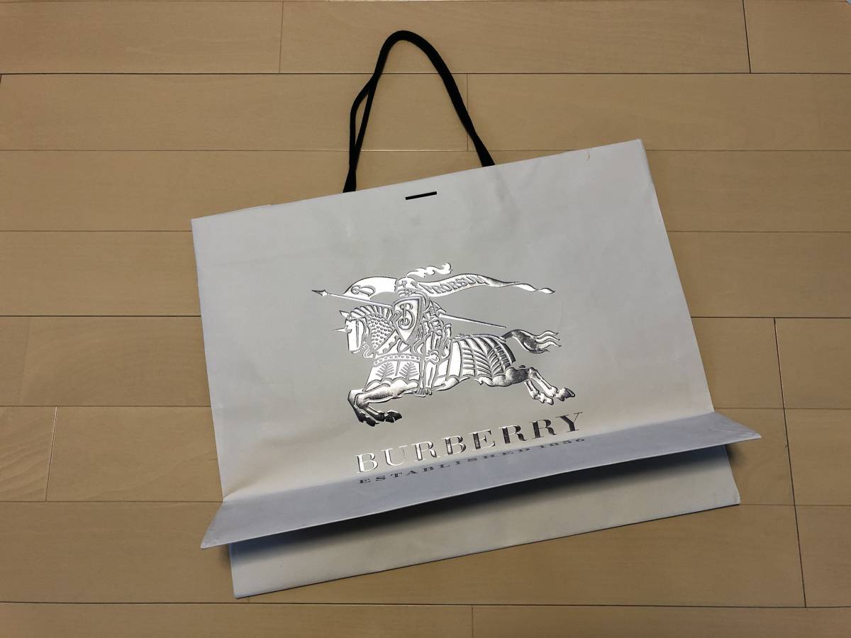●○ BURBERRY バーバリー 紙袋 ショップ袋 ショッパー 大サイズ ② ○●拍卖