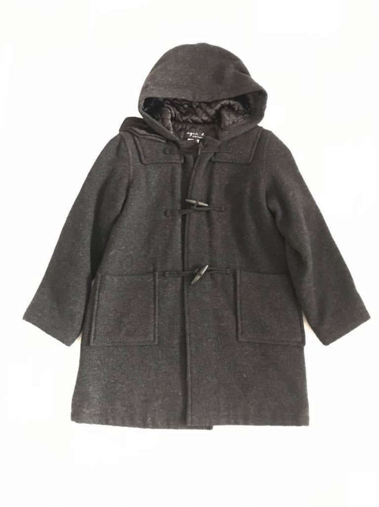 送料¥750無料【agnes b. ENFANT】アニエスベー ダッフルコート 8ans 120 アニエス ボンポワン ボントン お好きな方にもオススメです拍卖