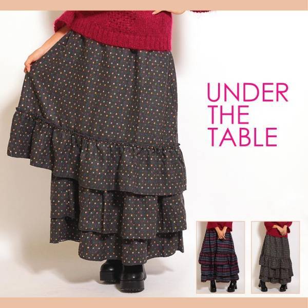 新品 Under The Table アンダーザテーブル スカート 定価18,700円拍卖