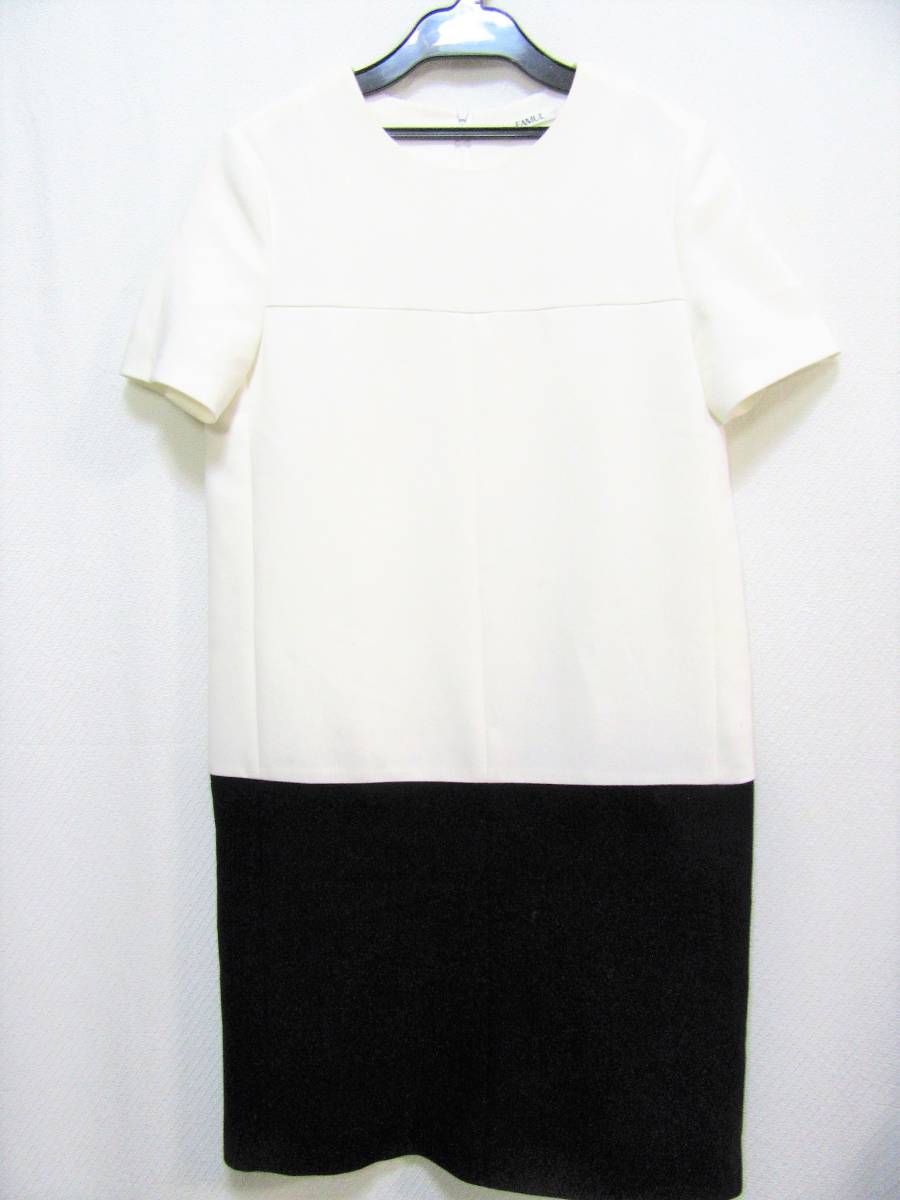 73 dp FAMUL 白黒2トーンワンピース F拍卖