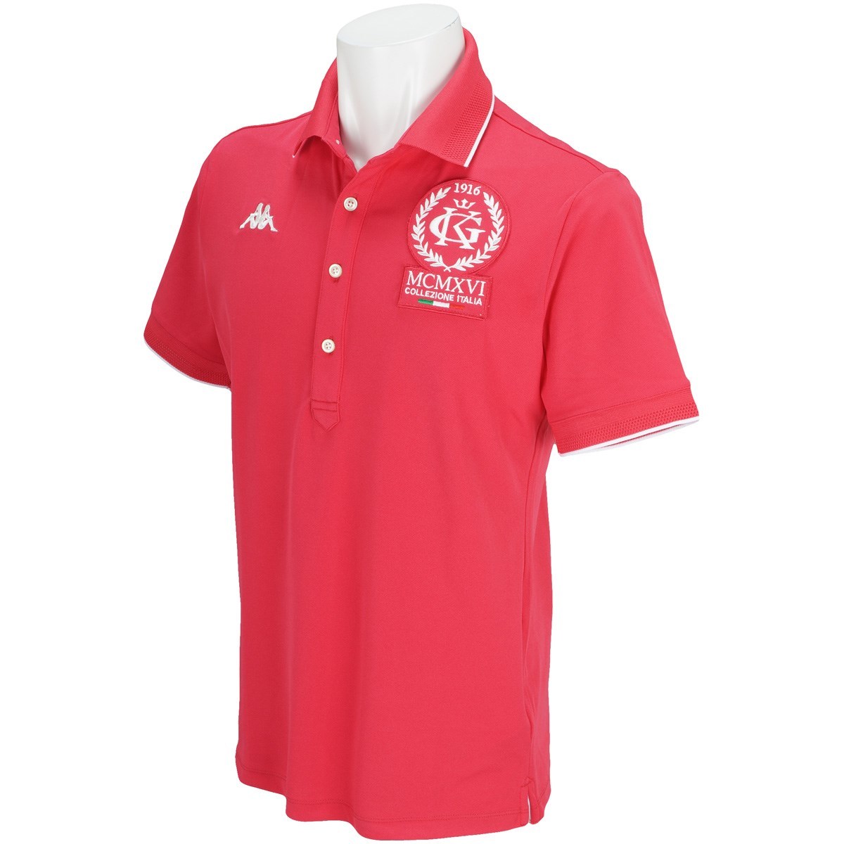 送料無料◆新品◆Kappa カッパ ITALIA ストレッチ ラインリブ 半袖ポロシャツ◆(S)◆KC812SS22-MA◆Kappa GOLF拍卖