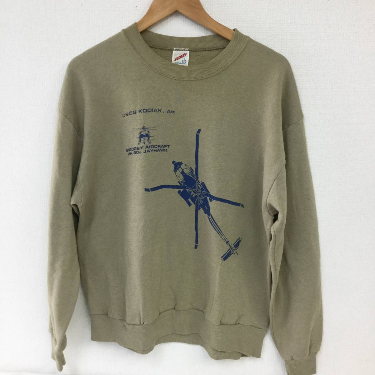 90s USA製 ジャージーズ スウェット uscg コーストガード Lサイズ拍卖