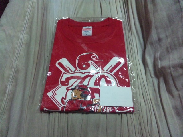 【カT-新品】(広島カープ)大瀬良大地プロ初ホームランTシャツ拍卖