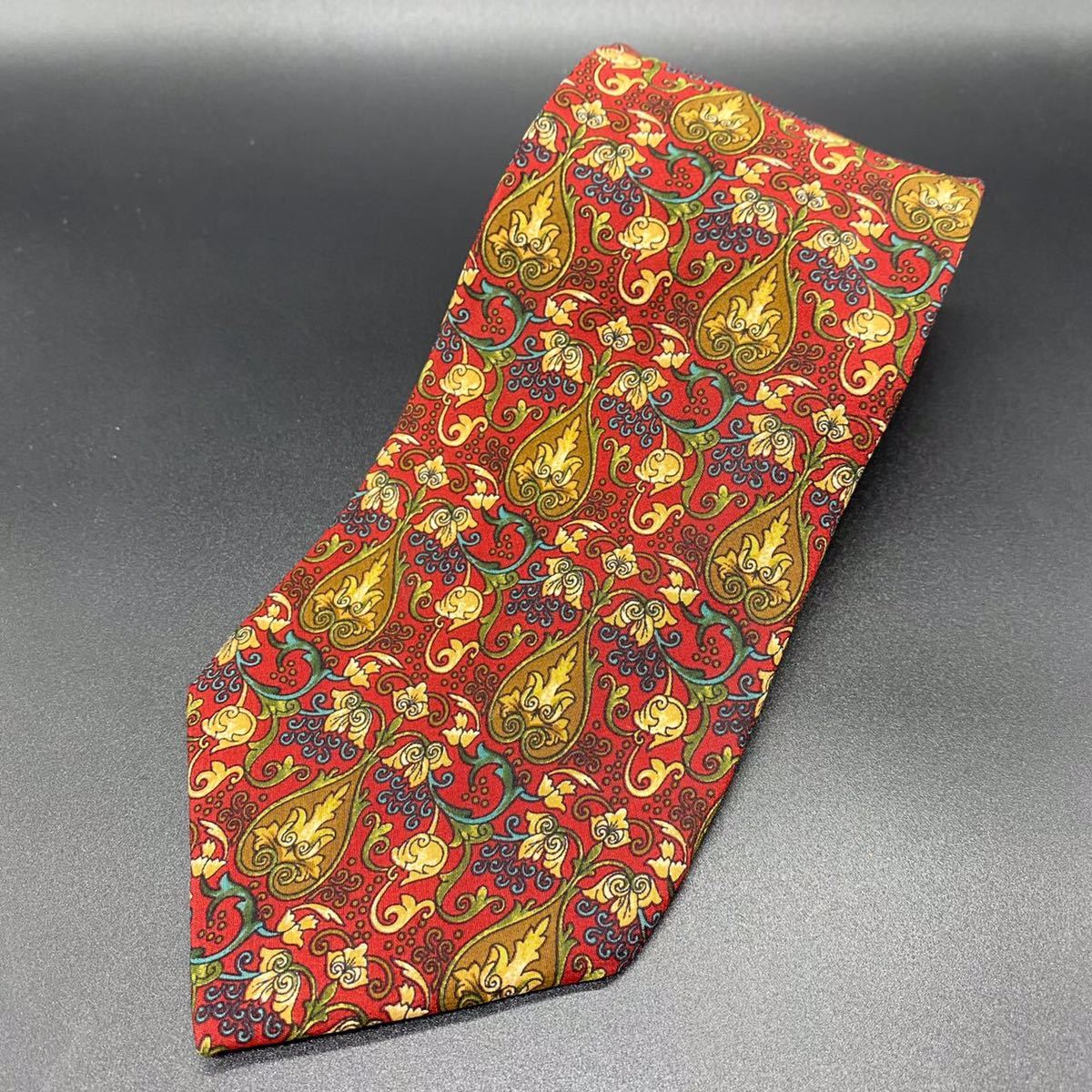 MORABITO モラビト 花柄 シルク ネクタイ拍卖