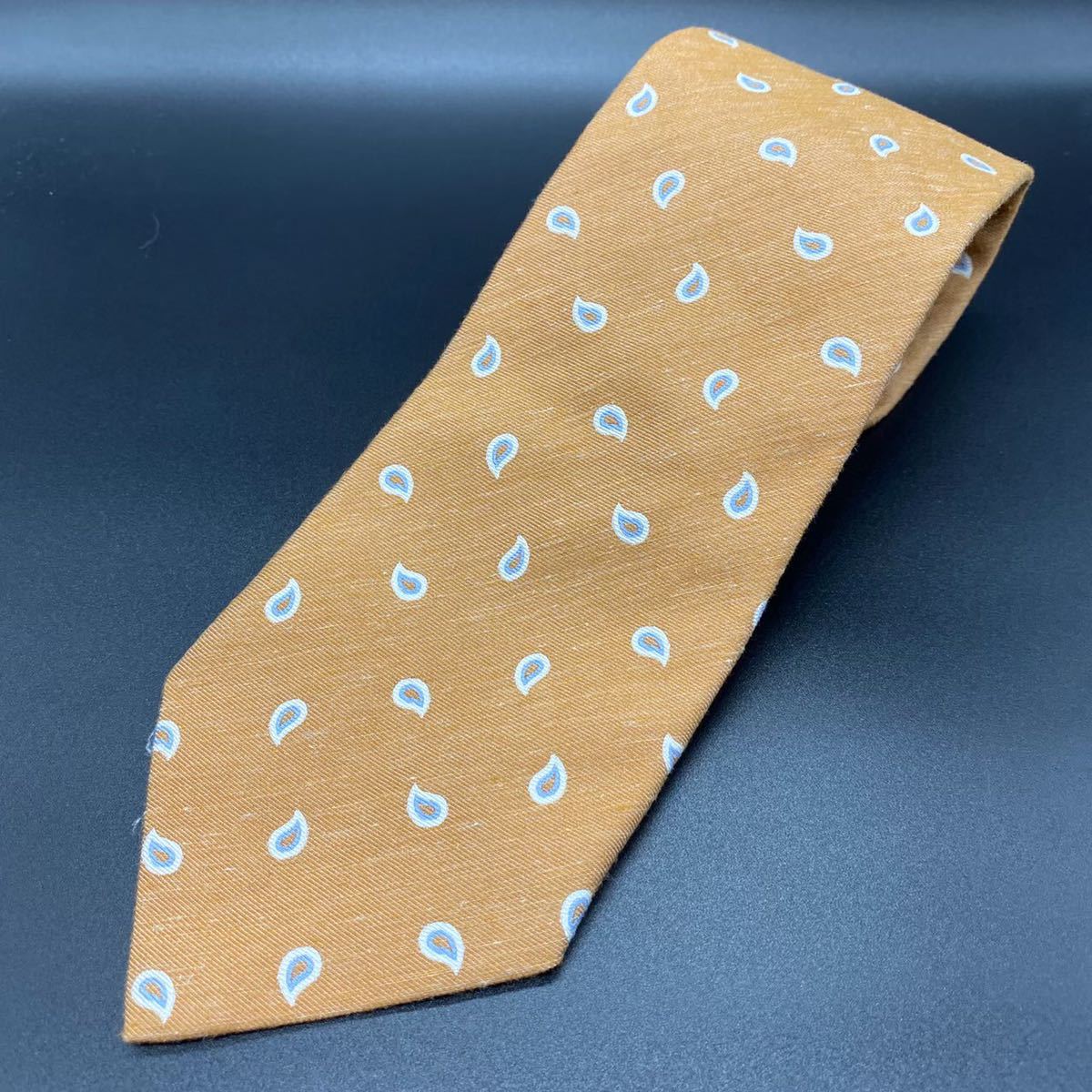 ZEGNA エルメネジルドゼニア コットン&シルク ネクタイ拍卖