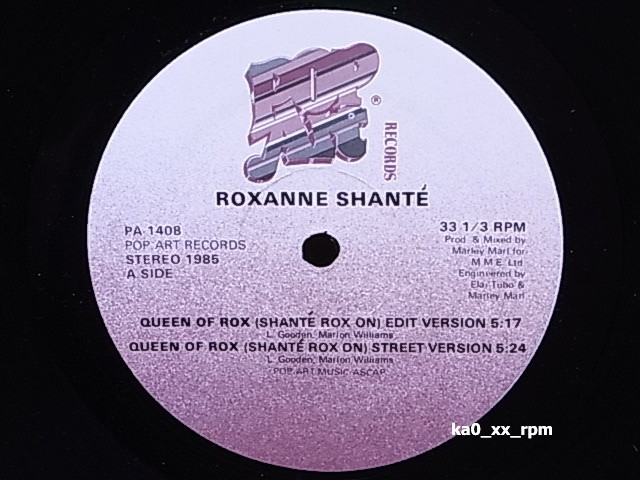 ★☆Roxanne Shante「Queen Of Rox (Shante Rox On)」☆★拍卖