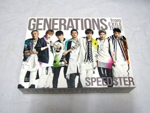 GENERATIONS from EXILE TRIBE / SPEEDSTER(CD+3Blu-ray+スマプラミュージック+スマプラムービー) 拍卖