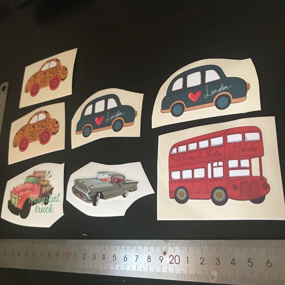 ステッカーシール7枚まとめて車@1993拍卖