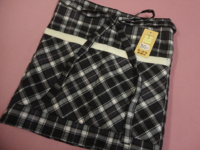 即決◆あったか前掛け エプロン【M-L】新品タグ付き 裏ボア 寒さ対策 紺 ギャルソンエプロン カフェエプロン DIY ガーデニング◆拍卖