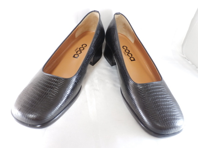 COCA ITALY★本革パンプス★35.5★23★試着のみ★検索れいさえ23拍卖