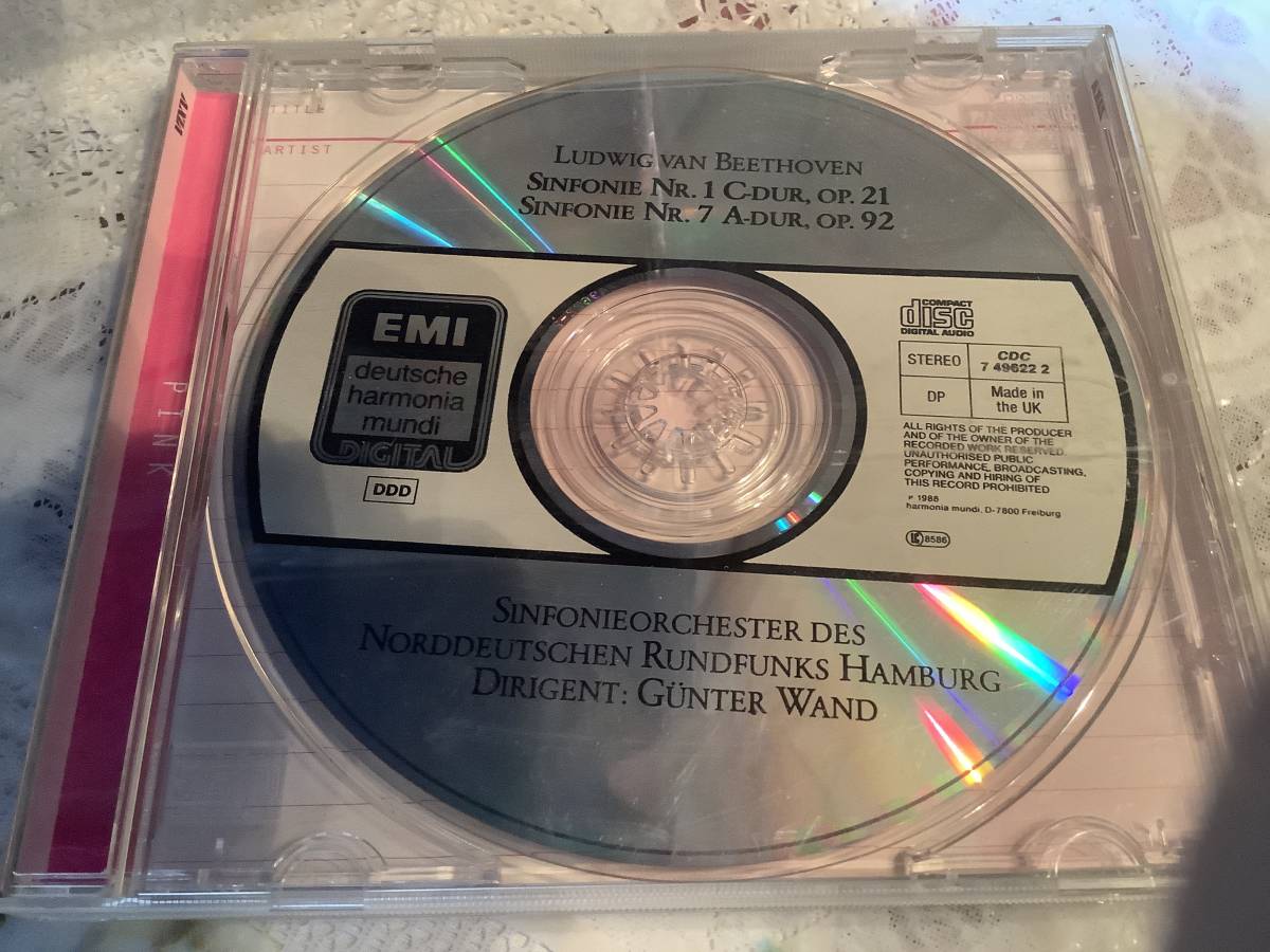 ヴァント   北ドイツ放送交響楽団   ベートーヴェン  交響曲第1・7拍卖