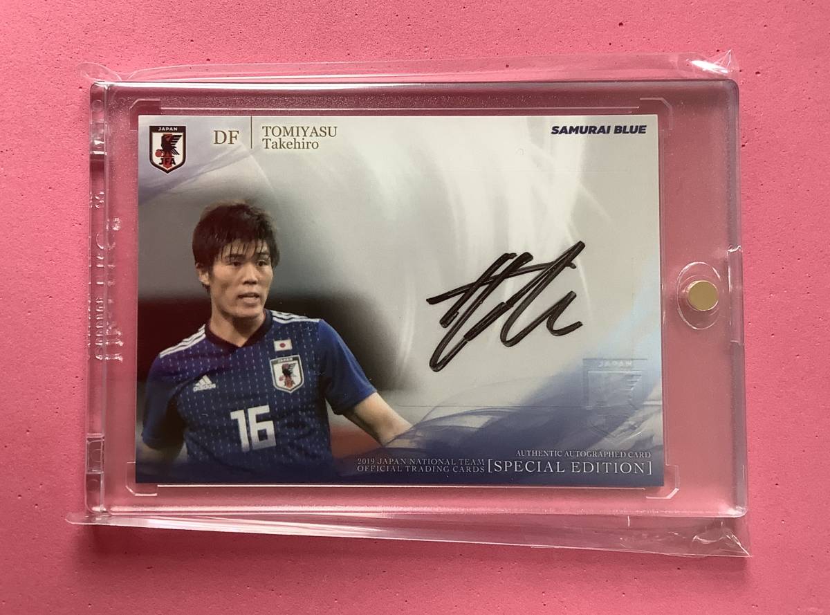 『マグホ発送』2019 サッカー日本代表 アビスパ福岡 直筆サインカード 冨安健洋拍卖