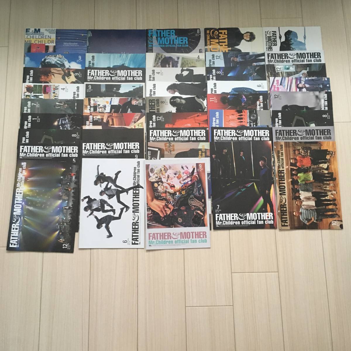 43冊 FATHER & MOTHER ファザーアンドマザー ファンクラブ誌 セット ミスチル Mr.Children ミスターチルドレン拍卖