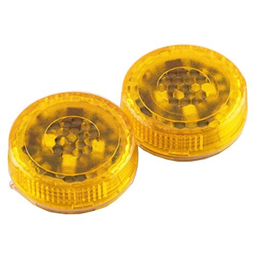 ドアライト 追突防止 車用 警告灯 衝突防止 後方の警告 LED 点滅 ストロボフラッシュ 配線不要 自動点灯 両面テープ 取り付け 2個セット 黄拍卖