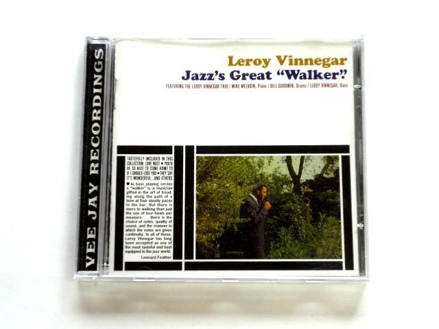 輸入盤 CD【8427328410229】Leroy Vinnegar Trio リロイ・ヴィネガー / JAZZ'S GREAT WALKER / 送料310円拍卖