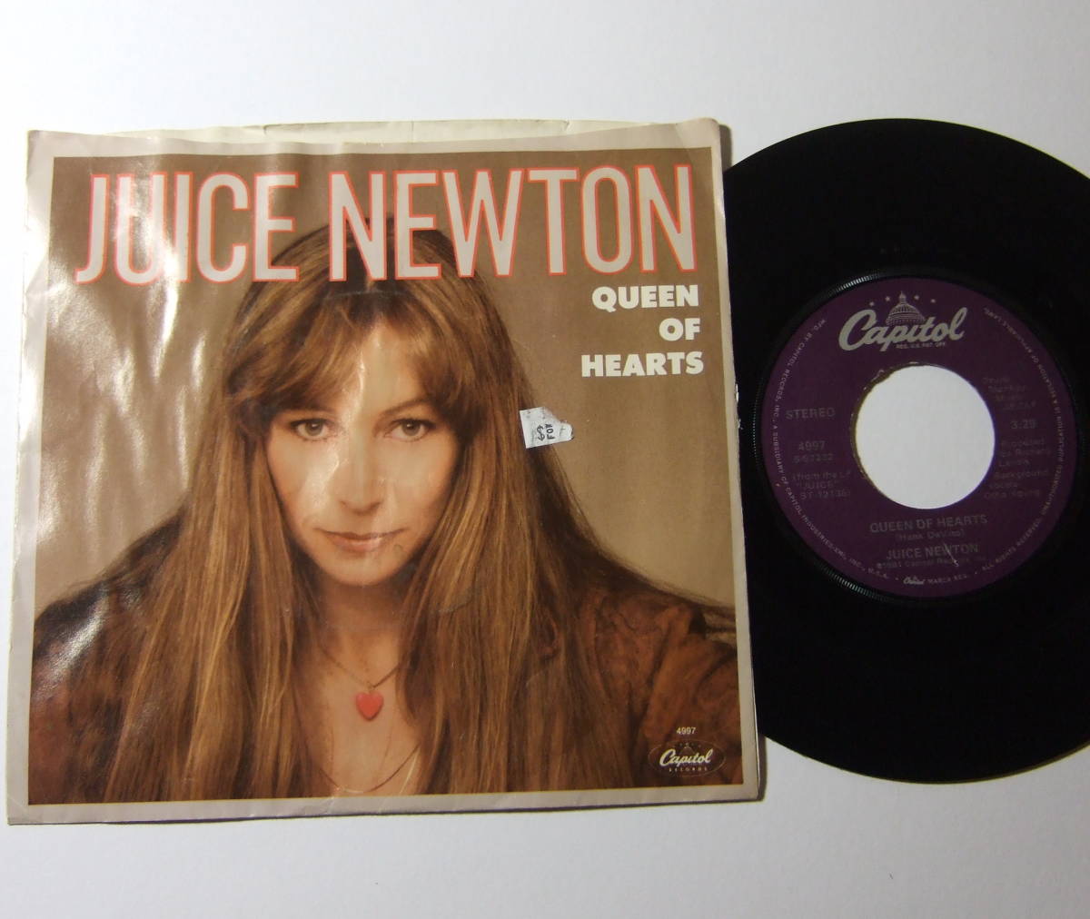 EP JUICE NEWTON QUEEN OF HEARTS US ORIGNAL ジュース・ニュートン 80's拍卖