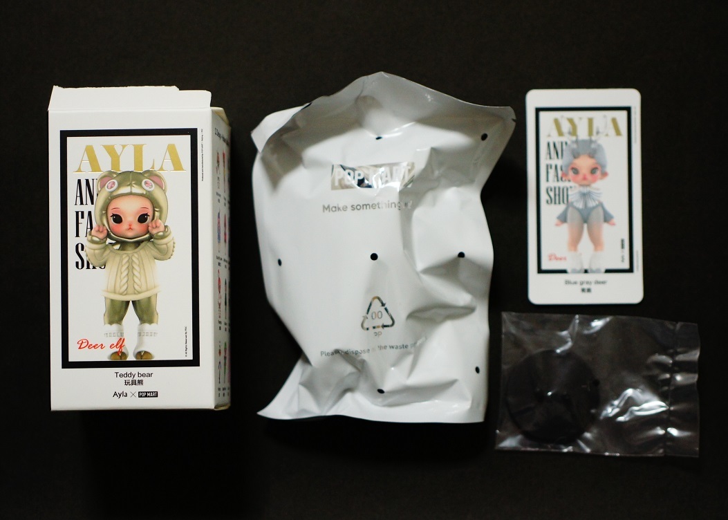新品 AYLA Animal Fashion Show Blue gray deer POP MART POPMART ポップマート アイラ エルフ 検) Winter Elf LABUBU ラブブ拍卖