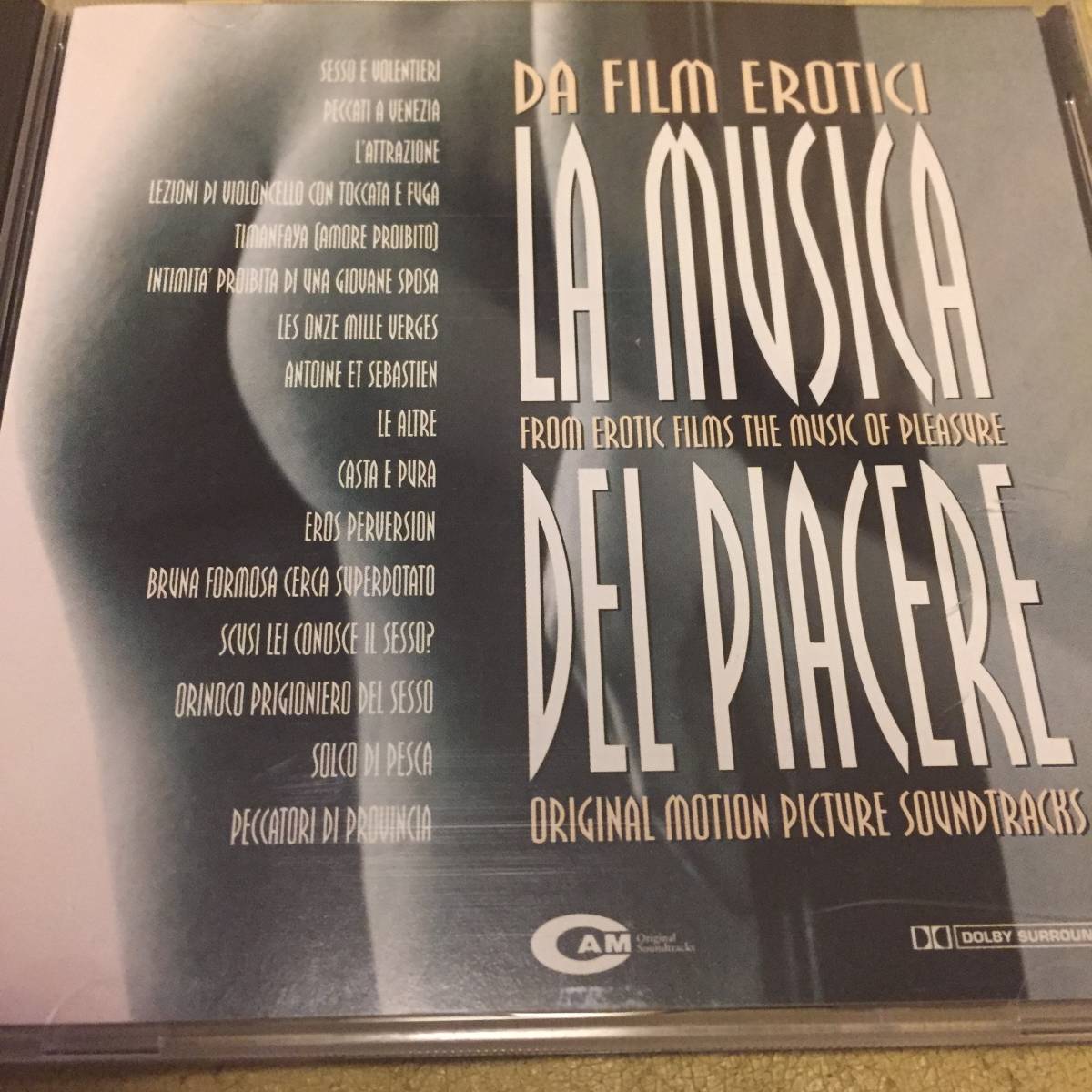 LA MUSICA DEL PIACERE(イタリアCAMレーベル盤/エロチック映画作品集)拍卖