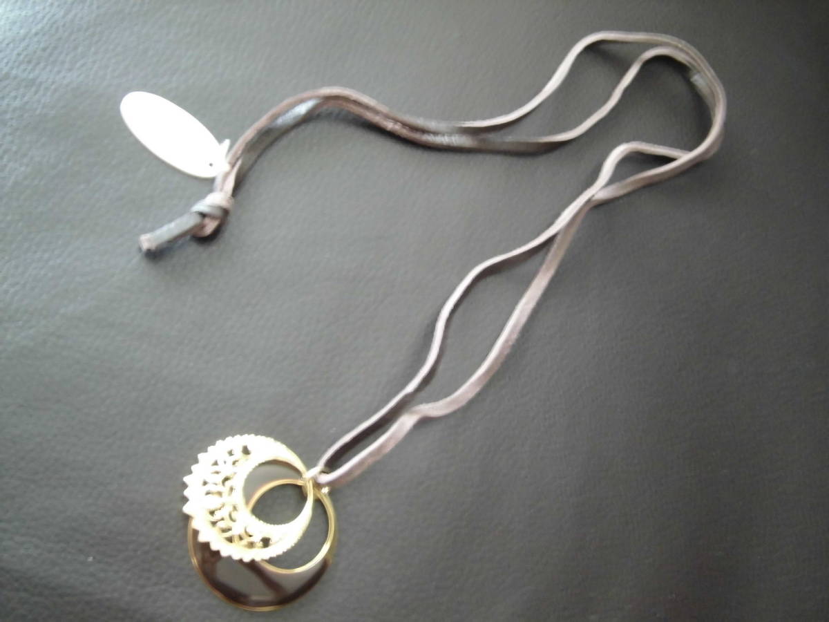 ★★★アクセサリー「30」スウェード調ネックレス★2連リング★★★拍卖