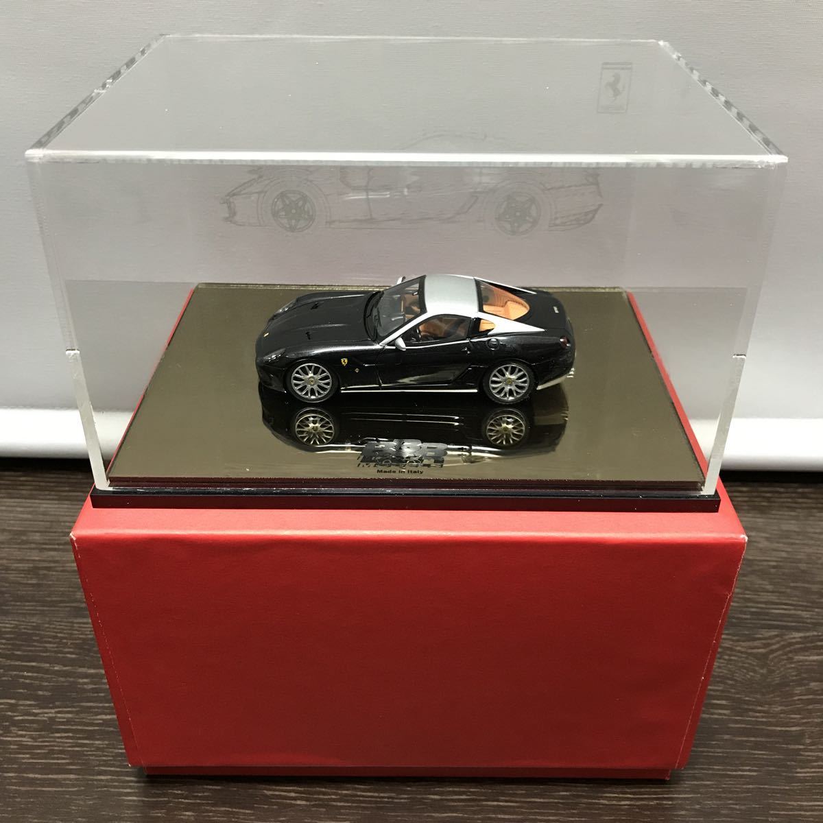 【即決】【フェラーリ純正品 世界限定150台 シリアルナンバー入り鑑定書付き】V12 599 GTB Fiorano 2006年 1/43 Ferrari CORNES コーンズ拍卖