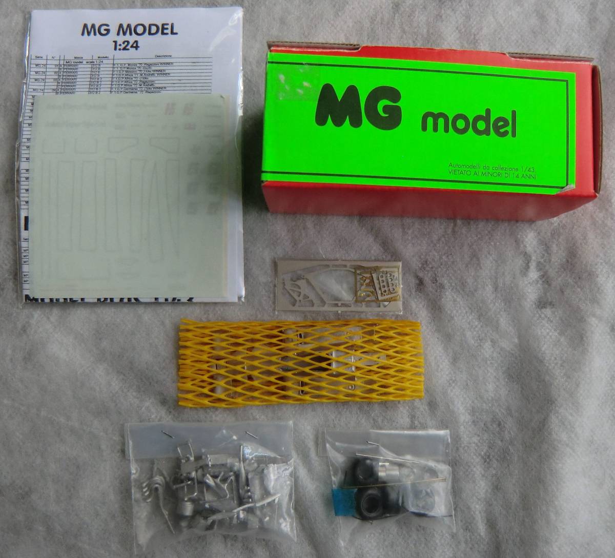 MGモデル◆1/43 ロータス JPS MK3 1977★未組み立て/イタリア製拍卖