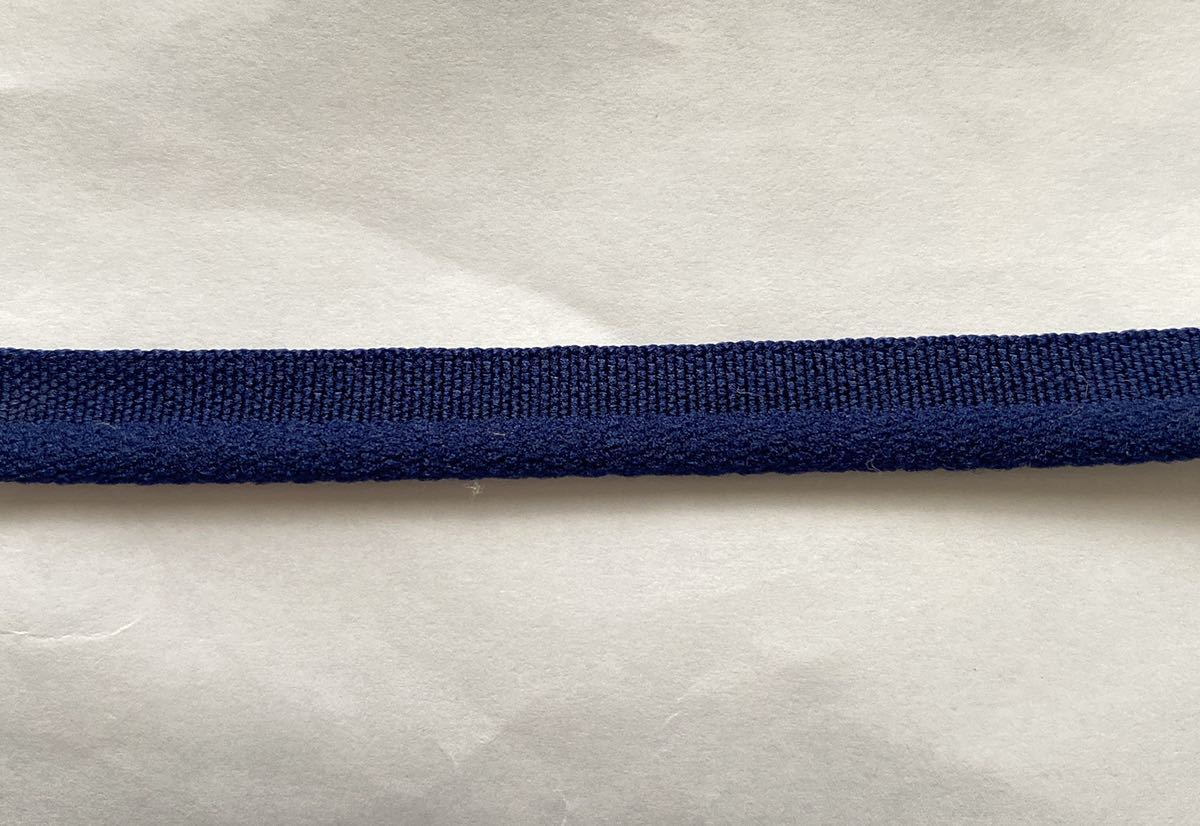 ニットパイピング(紺色・ネイビー)2m/未使用・新品拍卖