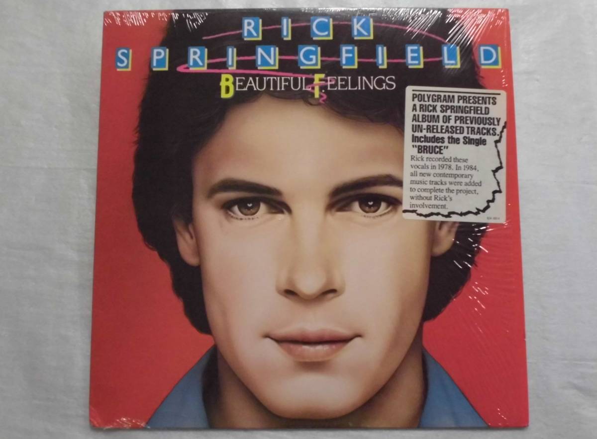 良盤屋 P-1801◆LP◆US盤 Pop Rock-リック・スプリングフィールド Rick Springfield/Beautiful Feelings拍卖