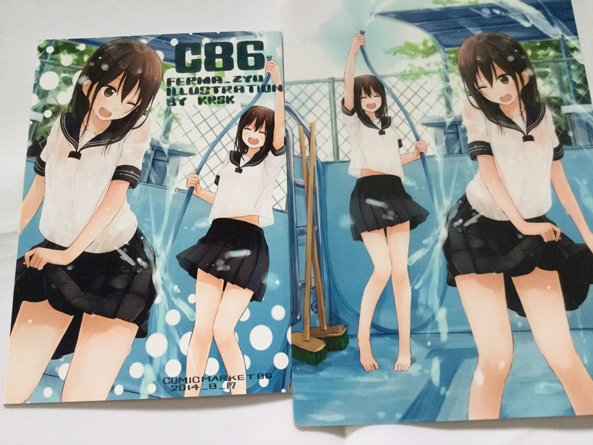 ふぇるま~書”/KRSK(きりさわさき) c86 下敷き付き アイキス2原画担当拍卖