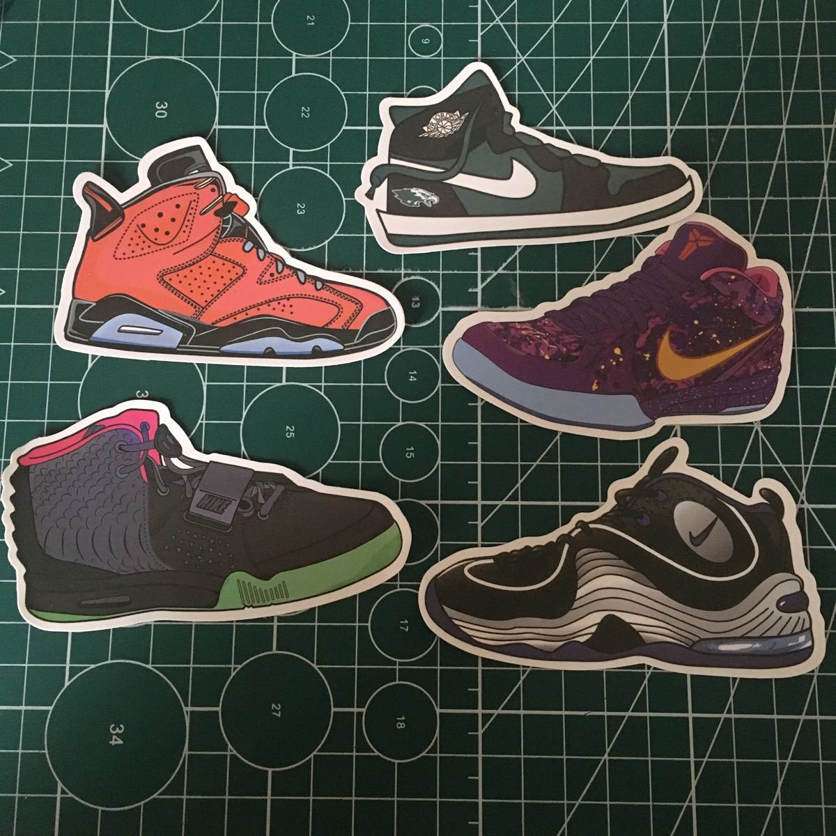 バスケットシューズステッカーシール5種まとめて@2026拍卖