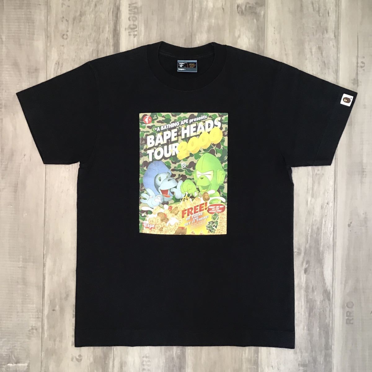 ★激レア★ bape heads tour 2000 Tシャツ Sサイズ a bathing ape エイプ ベイプ アベイシングエイプ 初期 裏原宿 nowhere nigo vintage拍卖