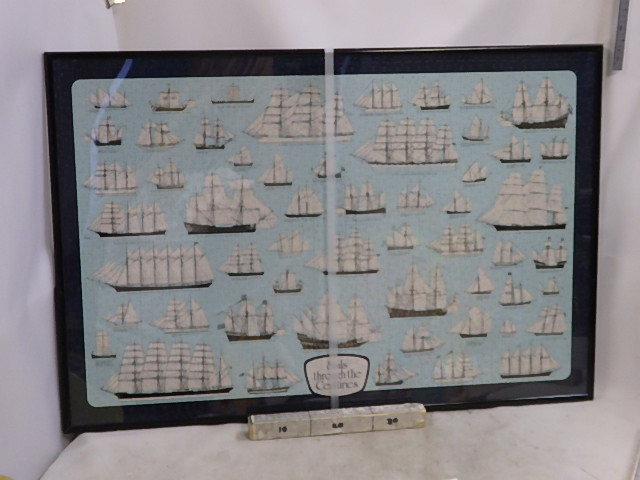 saila through the centuries 世界の帆船 額付きパズル 1500PS 62X92cm きれいです拍卖