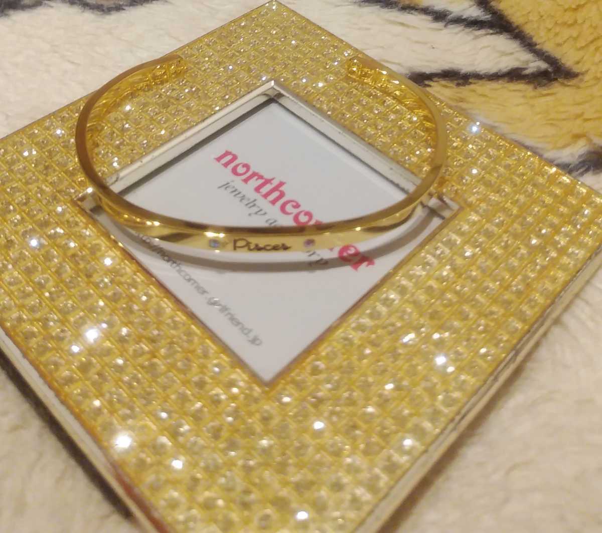 即決☆定価6300円!!ノースコーナー星座(ホロスコープ)バングル ♪Pisces 魚座拍卖