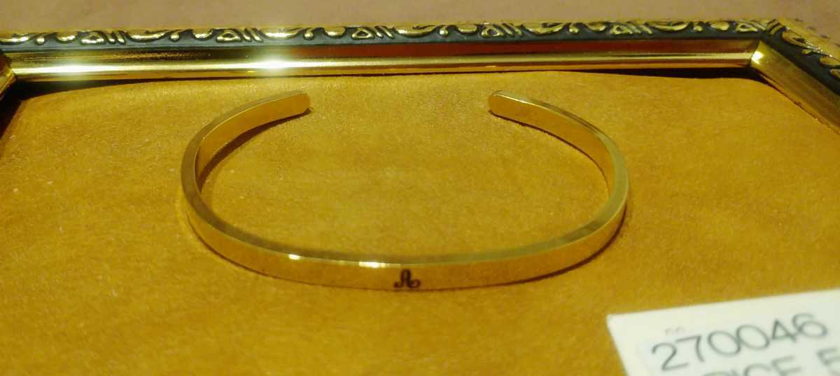 即決☆未使用☆定価5250円☆ゴールド イニシャルバングル ♪ A 定形外140円☆拍卖