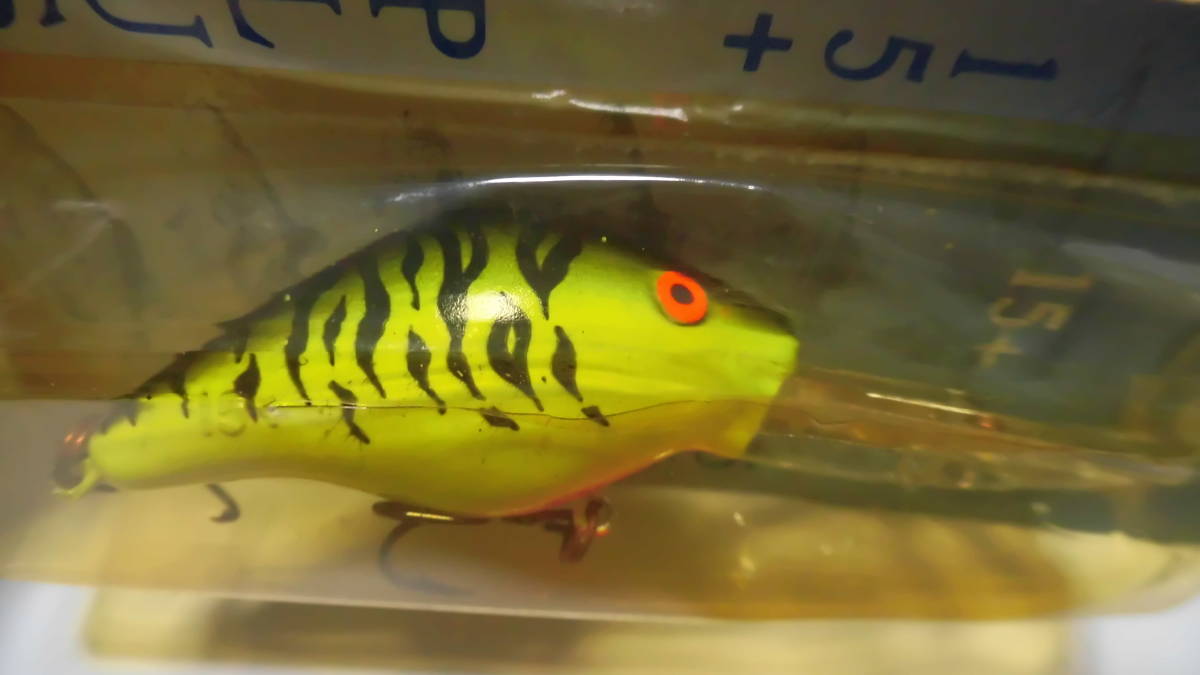 マンズ 15+ PLUS #466 Mann's 15Feet シャロークランク Shallow Crank Mans deep crank チャートタイガー 未使用品拍卖