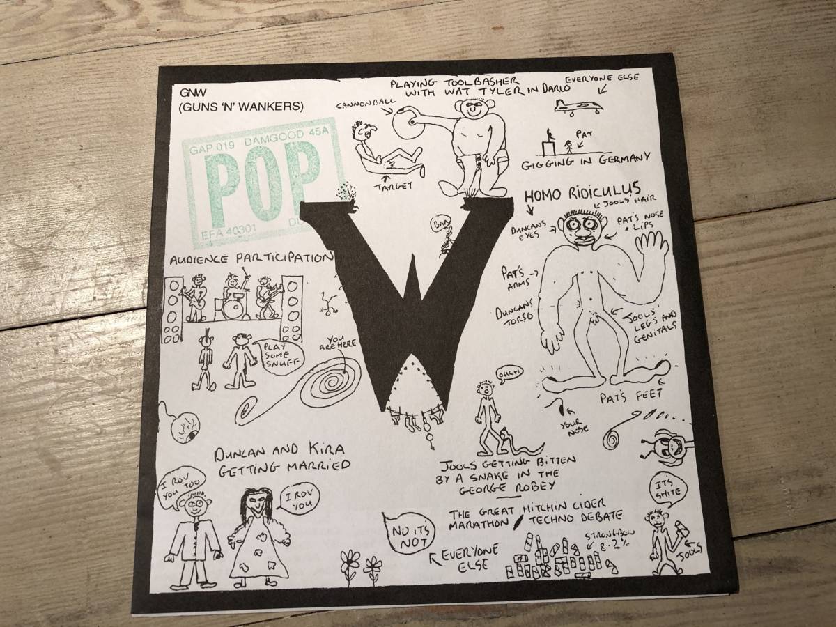 レコード/7インチ★GUNS'N'WANKERS★POP拍卖