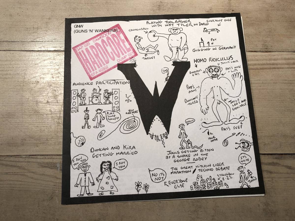 レコード/7インチ★GUNS'N'WANKERS★HARDCORE拍卖