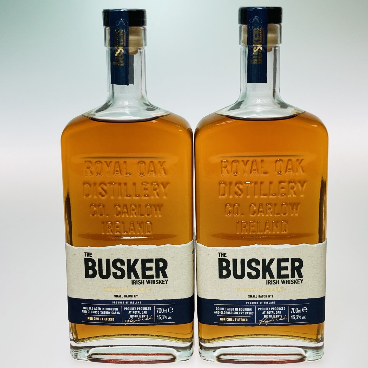 ◎◎ BUSKER バスカー スモールバッチ シングルモルト ウイスキー 700ml 46.3% 2本セット 未使用に近い 未開栓拍卖