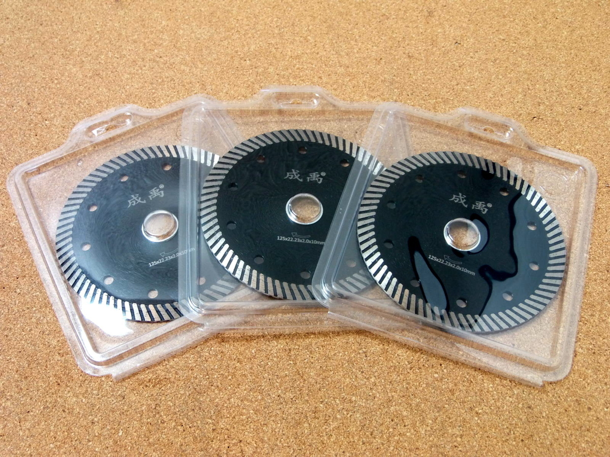 ゆうパケット発送★ダイヤモンドカッター 125mm 3枚セット コンクリートカッター 切断砥石 乾式湿式 ブレード グラインダー Be2拍卖