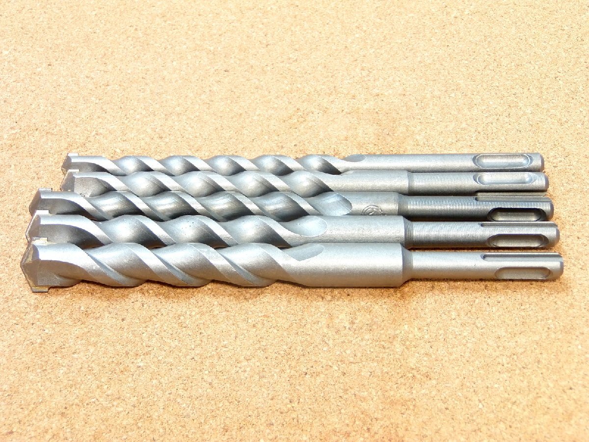 ゆうパケット発送★コンクリートドリル刃★刃径12~20mm 5本セット 全長200mm ハンマードリルキリ SDSドリルビット BOSCHボッシュ同等 Bh5拍卖