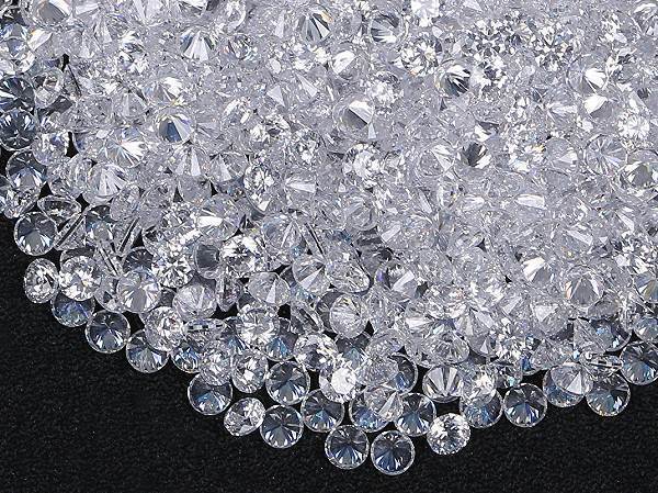 ★キュービックジルコニアルース 1mm おまとめて大量約1000個セット ラウンドカット 人工ダイヤモンド ラウンドブリリアントカット Nw24拍卖