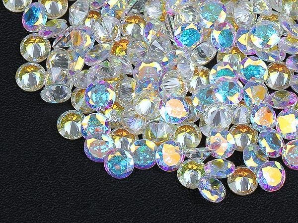★ABカラー キュービックジルコニア ルース 5mm おまとめて大量約100個セット 人工ダイヤモンド ラウンドブリリアントカット Nw55拍卖