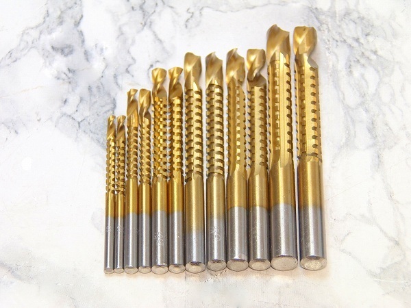 ゆうパケット発送★のこぎりドリル刃 3~8mm 12本セット 鉄工用ドリルキリ 工具ドリルビット 電気ドリル インパクトドライバー Bf15xx2拍卖