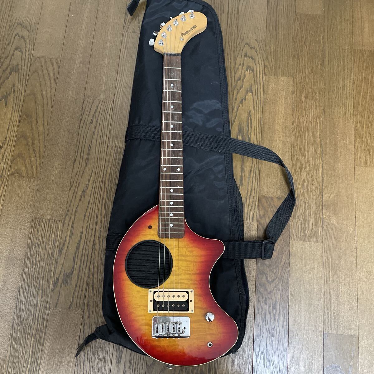 FERNANDES ZO-3 エレキギター サンバースト フェルナンデス レスポールテイスト ぞうさんギター ソフトケース付 楽器拍卖
